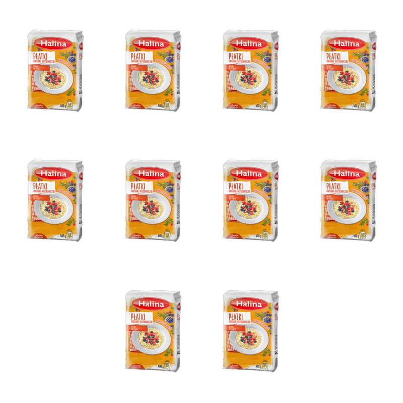 Halina Płatki owsiane błyskawiczne 400g X10